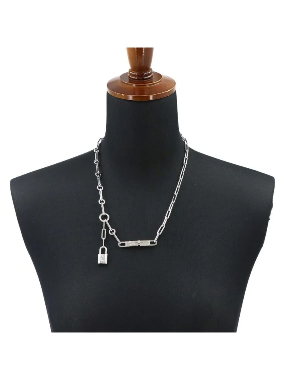Hermes Kelly Chaine Cadena Necklace 925 Sterling Silver